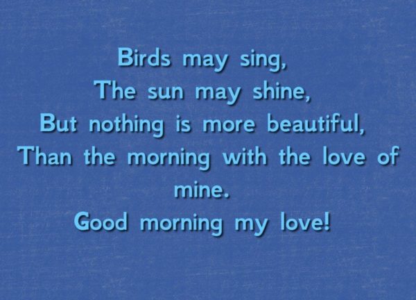 Birds May Sing The Sun May Shine