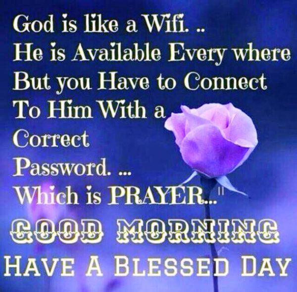 God Is Like A Wifi