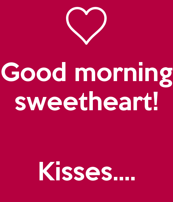 Good Morning Sweetheart Kisses