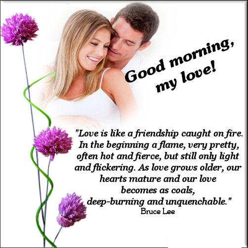 Love Is Like A Friendship Caught On Fire