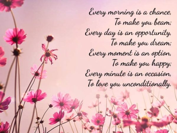 Every Morning Is A Chance To Make