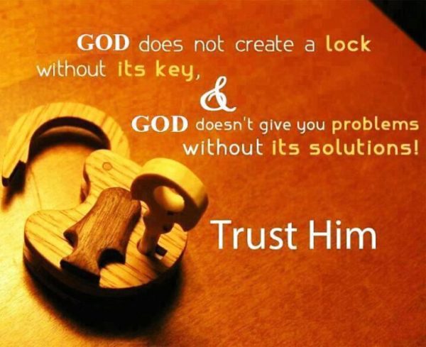 God Doesnt Not Create A Lock Without
