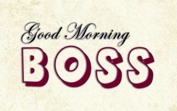 Good Morning Boss Image