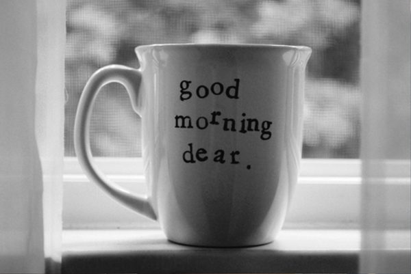 Good Morning Dear With Cup
