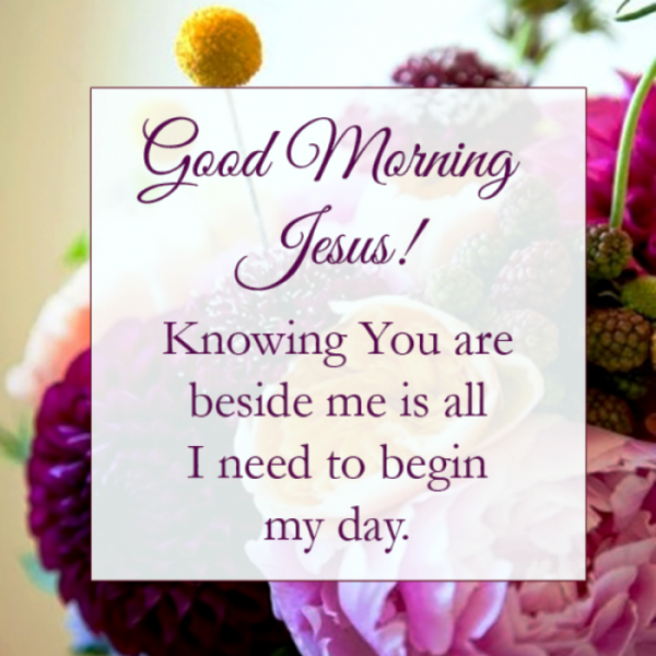 Good Morning Jesus Greetings