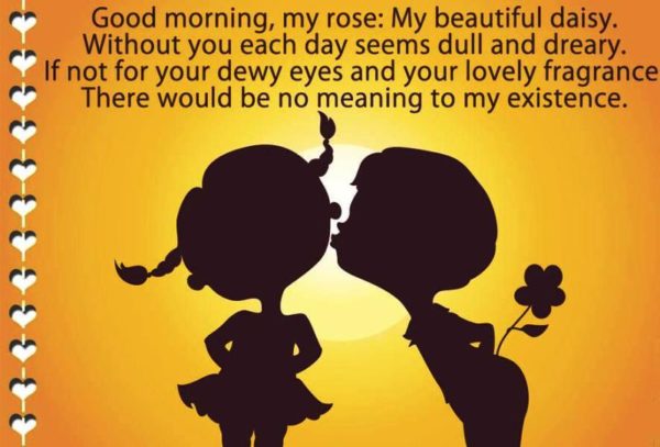 Good Morning My Rose My Beautiful Daisy