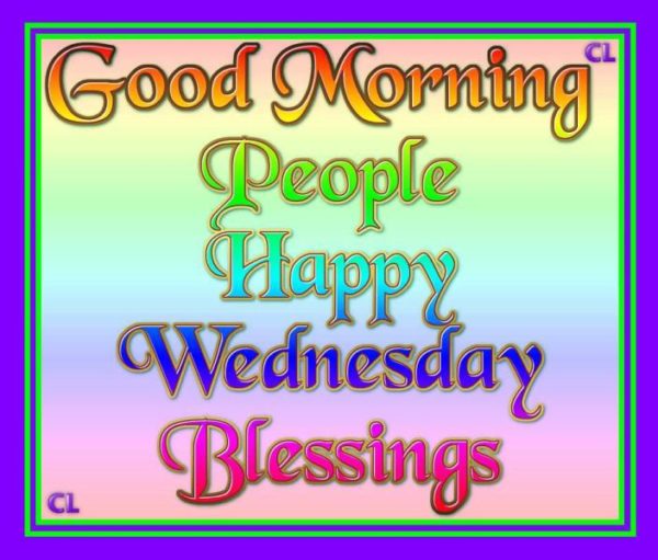 Good Morning People Happy Wednesday