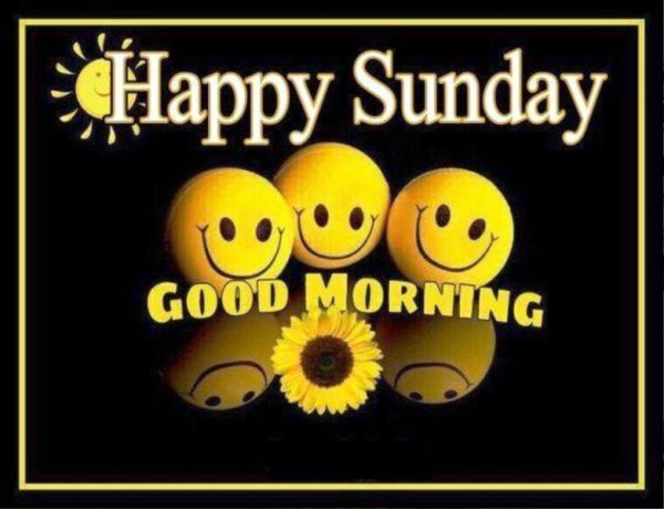 Happy Sunday Good Morning With Smilies