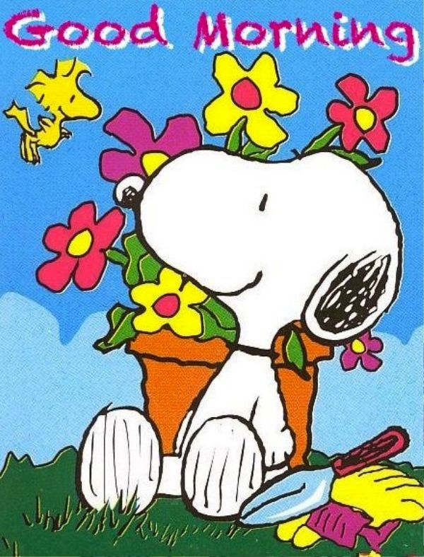 26 Good Morning Snoopy Images.