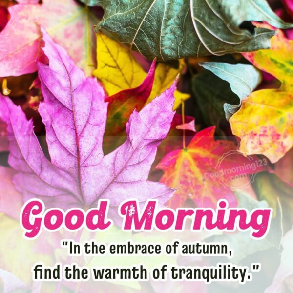 Good Morning Autumn Quotes Picture