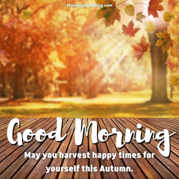 Good Morning Fall Image