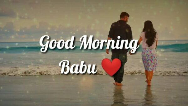 Romantic Good Morning Babu Picture