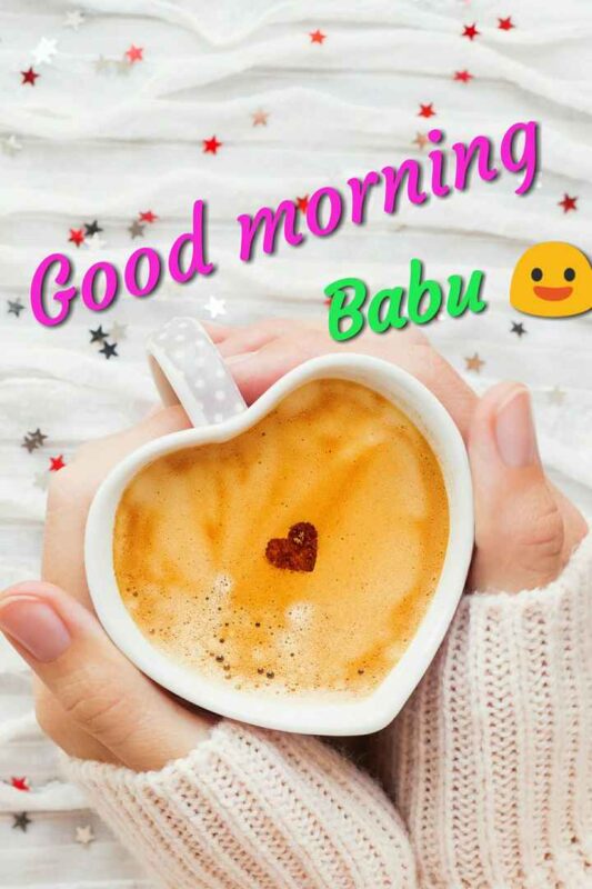 Romantic Good Morning Babu Image