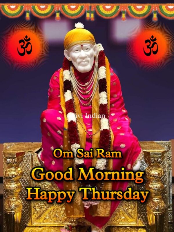 Amazing Good Morning Om Sai Ram Photo