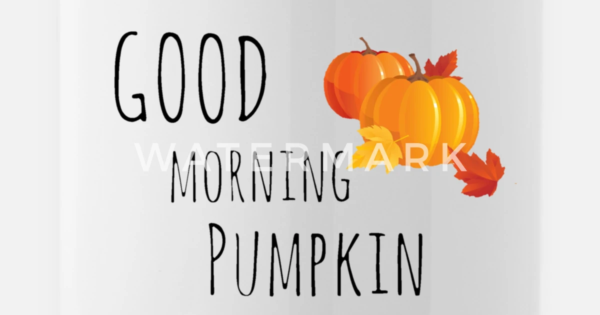 Amazing Good Morning Pumpkin Image