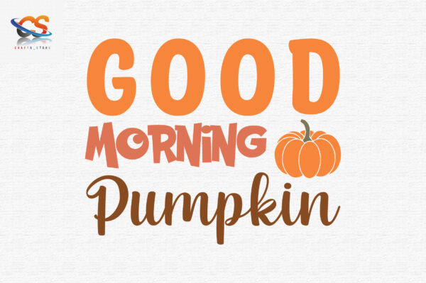 Amazing Good Morning Pumpkin Picture
