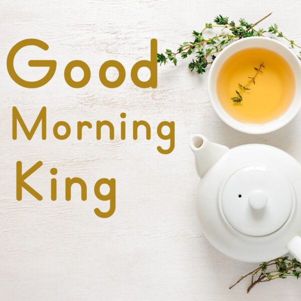 Awesome Good Morning King Image