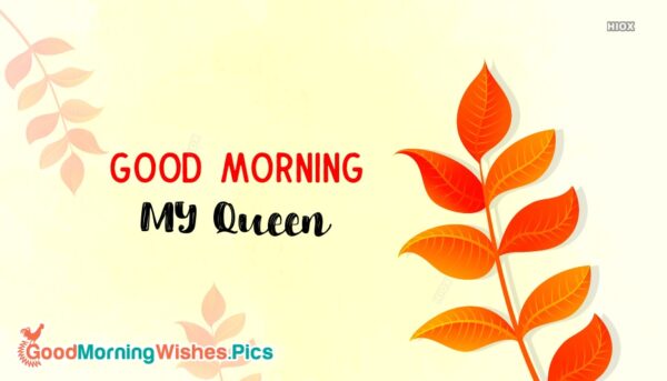 Awesome Good Morning Queen Photo