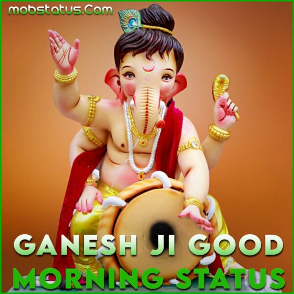 Beautiful Ganeshji Good Morning Status
