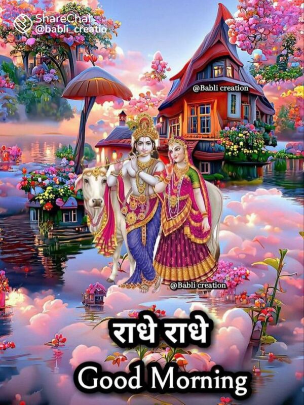 Best Radhe Radhe Good Morning Pic