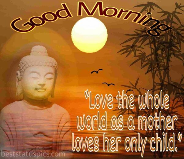 Buddha Good Morning Quote Pic