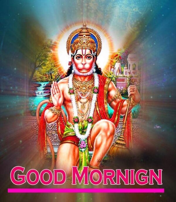 Fabalous Good Morning Hanuman Ji Pic