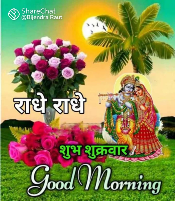 Fantastic Good Morning Radhe Radhe Photo