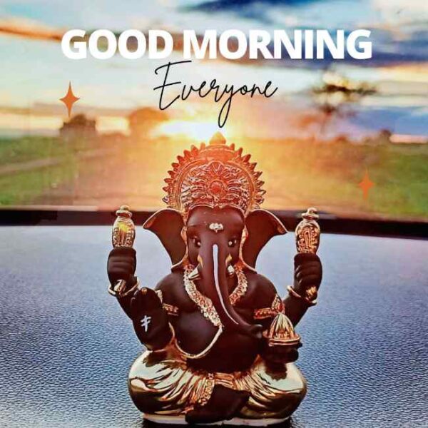 Ganpati Bapa Good Morning Pic