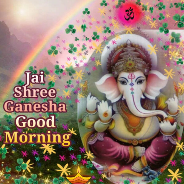 Ganpati Bappa Good Morning Image