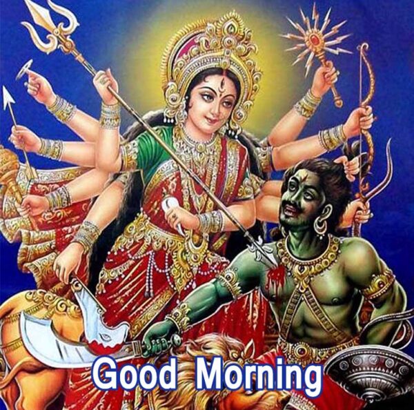 Good Morning Images With Durga Mata Ji