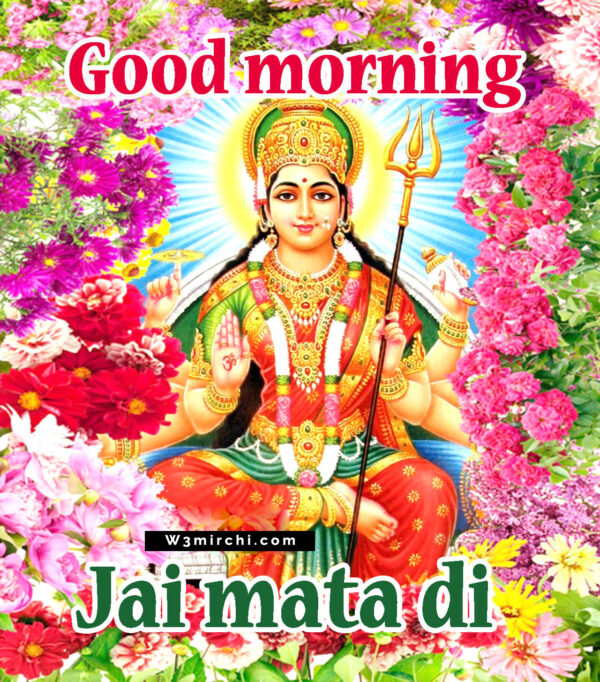 Good Morning Jai Mata Di Photo