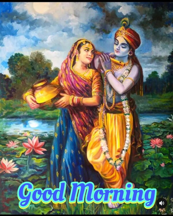 Good Morning Radha Krishna Images