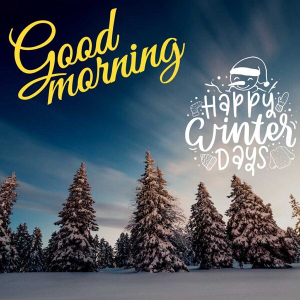 Good Morning Winter Happy Winter