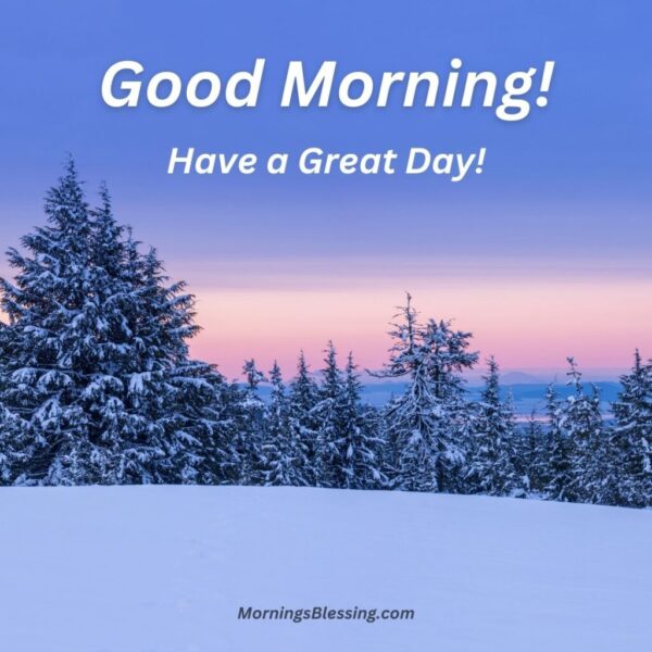 Have A Great Day Winter Good Morning