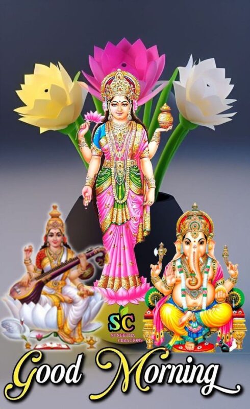 Lakshami Mata Good Morning Image