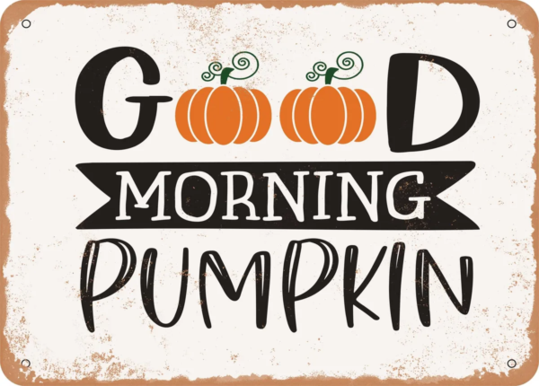 Pumpkin Good Morning Picture
