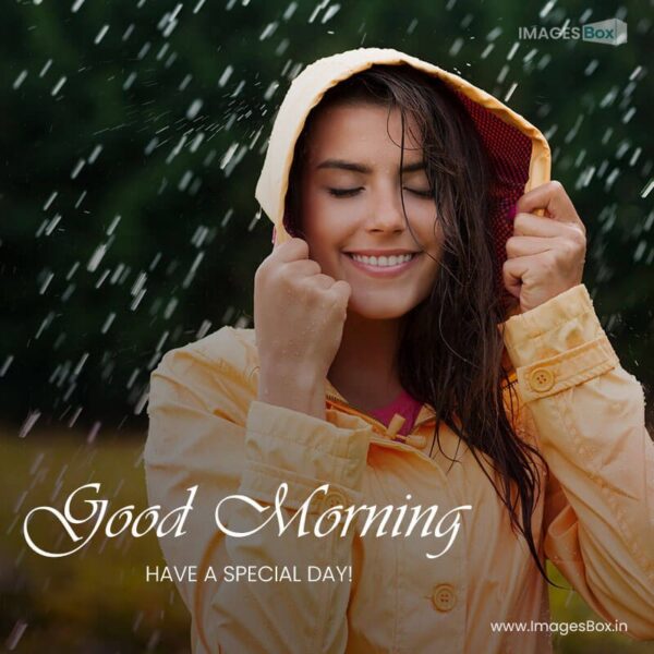 Rainfall Good Morning Natural Female Beauty Autumn Rain