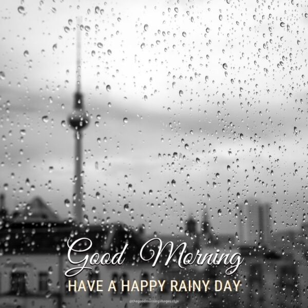 Rainy Good Morning Image