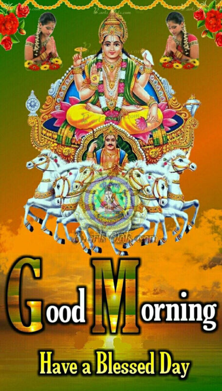 Surya Bhagwan Good Morning Greeting