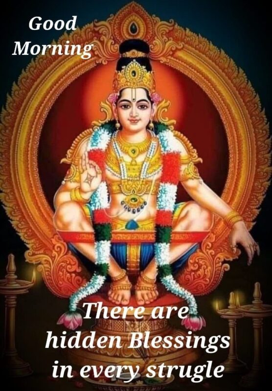 Swami Ayyappa Good Morning There Are Hidden Blessings