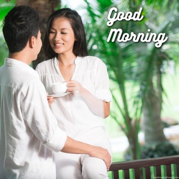 Wonderful Good Morning Couple Image