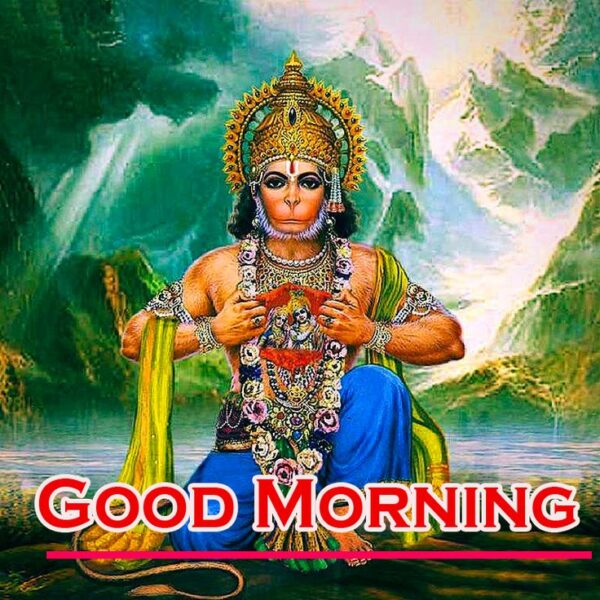 Wonderful Good Morning Hanuman Ji Image