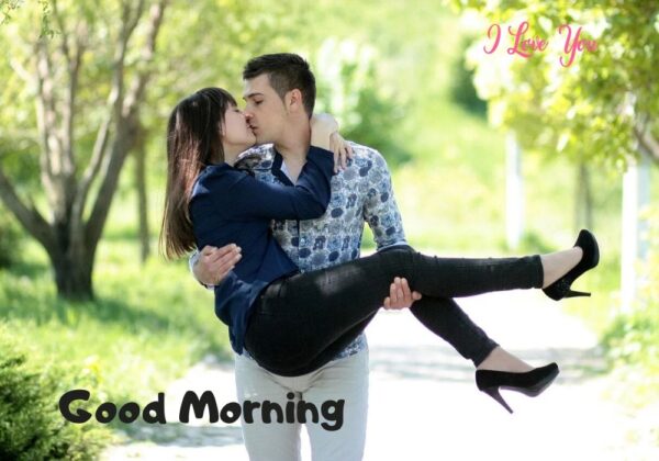 Wonderful Good Morning Kiss Photo
