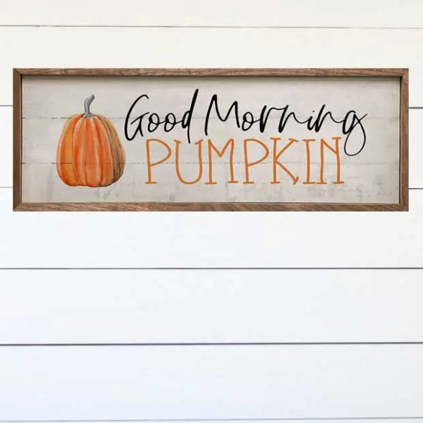 Wonderful Good Morning Pumpkin Picture